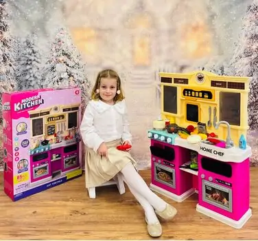 Kitchen Set With Accessories - ფუნქციური სათამაშო სამზარეულო, 2 image