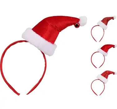 Christmas Hat Headband საახალწლო თმის აქსესუარი