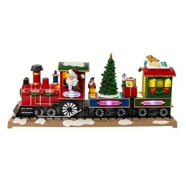 Christmas Train With Lights -  საახალწლო აქსესუარი მატარებელი განათებით, 6 image