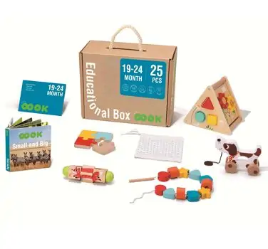 Tooky Toy Montessori Educational Box - განსავითარებელი სათამაშო, 2 image
