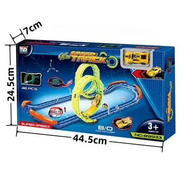Glow Speed Track With Car - სათამაშო მანათობელი ტრასა, 5 image