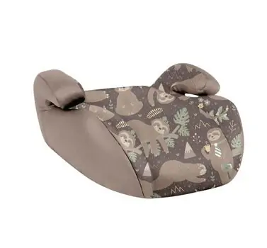 KikkaBoo Car seat Jazzy Brown Sloth  ბუსტერი