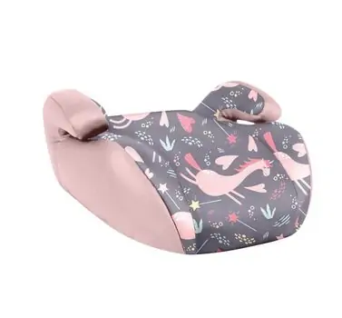 KikkaBoo Car seat Jazzy Pink Unicorn ბუსტერი