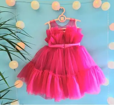 Baby Princes Dress Quality Kids - საბავშვო კაბა 1203 Pink