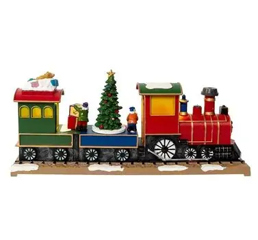 Christmas Train With Lights -  საახალწლო აქსესუარი მატარებელი განათებით, 3 image