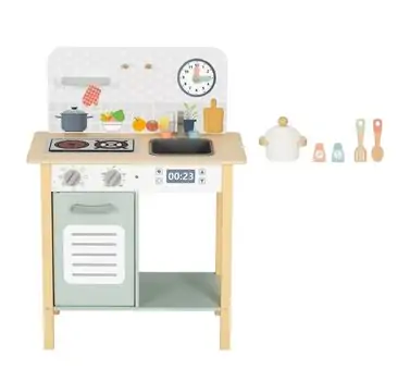 Hi Pando Kitchen Set - საბავშვო ხის სამზარეულო, 3 image