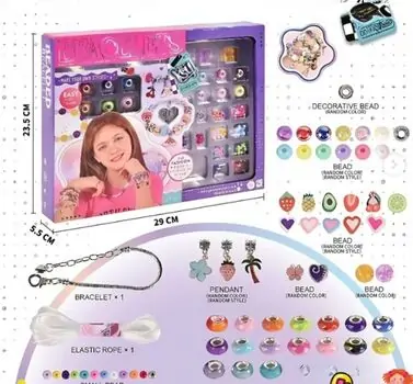 Beautiful Jewelry Making Set - აქსესუარების გასაკეთებელი ხის ნაკრები