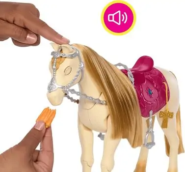 Barbie Horse with Sounds - ბარბის ცხენი ხმოვანი ფუნქციით, 6 image