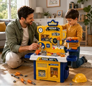 Multifunctional Tool Set And Accessories - საბავშვო ხელსაწყოების ნაკრები