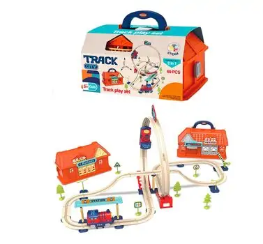 Track City Portable Train Set - სათამაშო ქალაქის ტრასის ნაკრები, 3 image