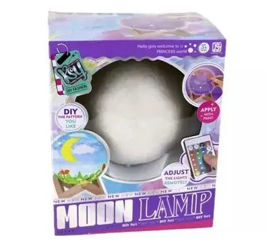 Handmade Moon Lamp Set - მთვარის ლამფის შესაქმნელი ნაკრები, 3 image