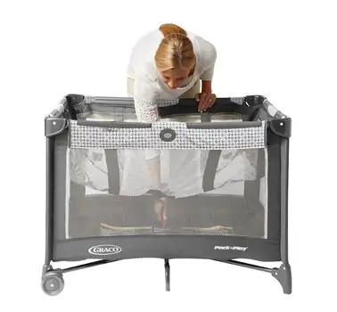 Graco 1801373 ON THE GO PASADENA ორ დონიანი საწოლ-მანეჟი, 4 image
