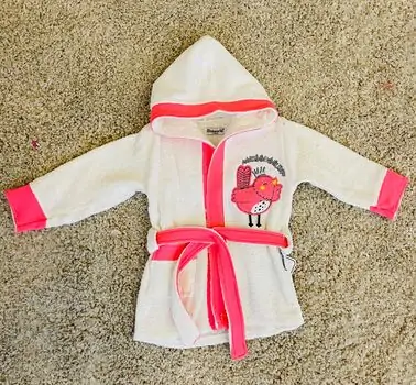 Moms Little Birdy Pink ახალშობილის ხალათი MİNİWORLD 16108