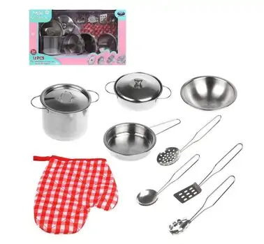 Metal Kitchen Accessories Set - სათამაშო სამზარეულოს აქსესუარები, 2 image