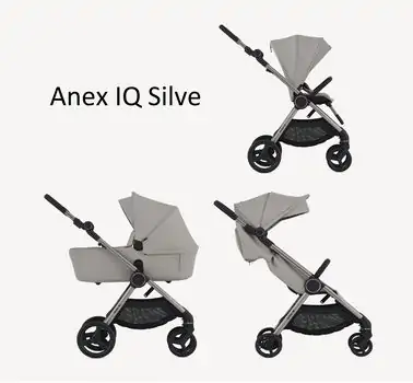 Anex IQ 3x1 Silve - საბავშვო ეტლის კომპლექტი