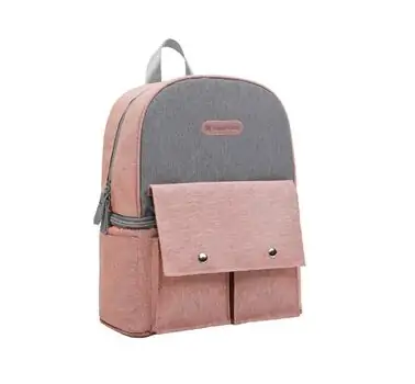 KikkaBoo Mama bag Nia Pink - დედის ჩანთა