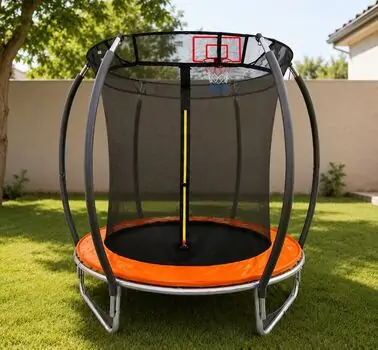 Metal & Plastic Trampoline 183cm 6FT Orange - ბატუტი