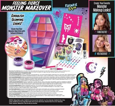 Cra-Z-Art Monster High Feeling Fierce Monster Makeover საბავშვო კოსმეტიკის ნაკრები, 2 image