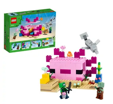 Lego Minecraft 21247 The Axolotl House