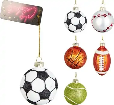 Football Christmas Ball Hanging Decoration - ნაძვის ხის სათამაშო, 2 image