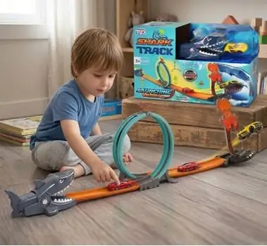 Shark Track With One Loop - სათამაშო ავტოტრასა ერთი მარყუჟით, 2 image