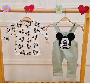 Minnie Mouse Overalls Muratbaby კომბინიზონი
