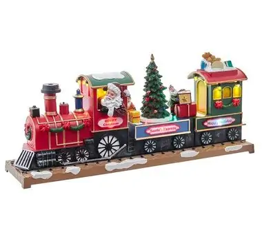 Christmas Train With Lights -  საახალწლო აქსესუარი მატარებელი განათებით