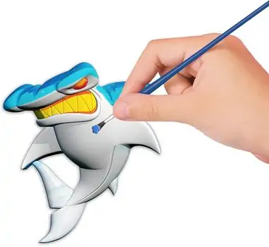 Koopman Plaster Pint Dino Shark - სათამაშო გასაფერადებელი ზვიგენი, 3 image