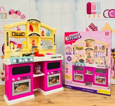 Kitchen Set With Accessories - ფუნქციური სათამაშო სამზარეულო, 3 image