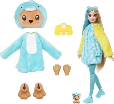 Barbie Cutie Reveal Dolls Cute Costume Series თოჯინა ფერის ტრანსფორმაციით, 6 image