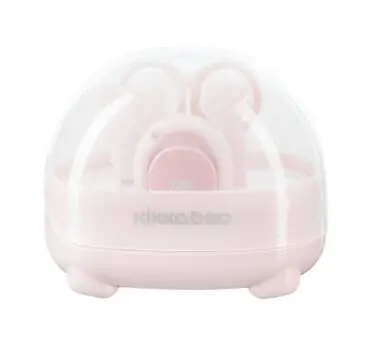 KikkaBoo Manicure set Bear Pink საბავშვო მაკრატლის ნაკრები