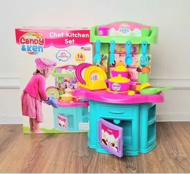 Dede 01505 CANDY & KEN CHEF KITCHEN SET სათამაშო სამზარეულო აქსესუარებით, 5 image