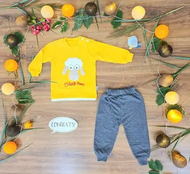 Lovely Sheep Set MURATBABY 6174 საბავშვო ტანსაცმლის ნაკრები