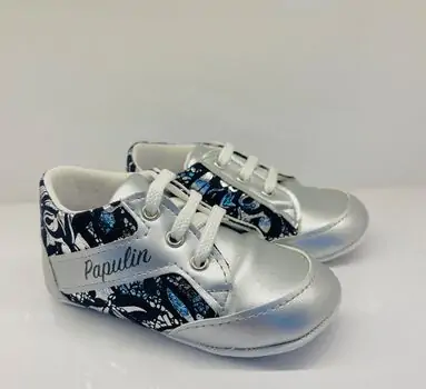 Papulin Baby Shoes 0-12 Months 2144 ჩვილის ფეხსაცმელი BLUE