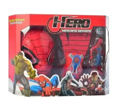 Avengers Super Hero Spider-Man YK5990-6 ადამიანი ობობას ნიღაბი და ხელთათმანი