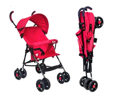 BABY HOPE SC-107 BUGGY STROLLER (RED) სასეირნო ეტლი