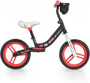 Byox BALANCE BICYCLE ZIG ZAG RED საბავშვო ველოსიპედი (ბალანს ბაიკი)