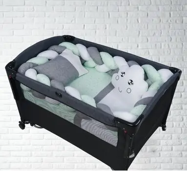 Park Sleeping Set Green ახალშობილის საწოლის თეთრეული