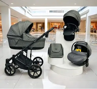 Adamex Locco 3 in 1 Stroller TK66 - საბავშვო ეტლის კომპლექტი