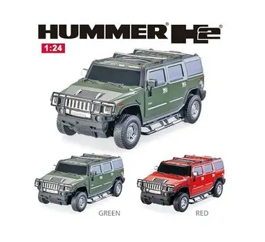 Remote Control Red Hummer Car - სათამაშო დისტანციურად მართვადი წითელი ჰამერის მანქანა, 10 image