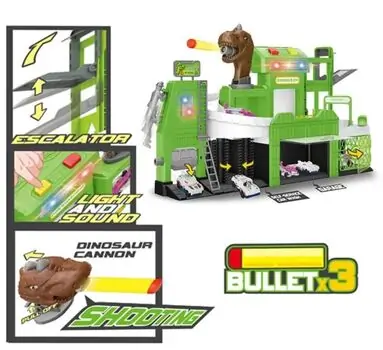 Dinosaur Paradise Track Set - სათამაშო დინოზავრის ტრასა, 5 image