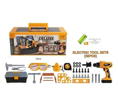 Simulation Deluxe Tool Set - სათამაშო ბურღის კომპლექტი