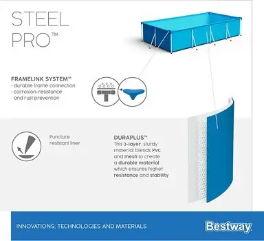 Bestway 56404 Steel Pro Power Frame Pool კარკასული აუზი, 3 image