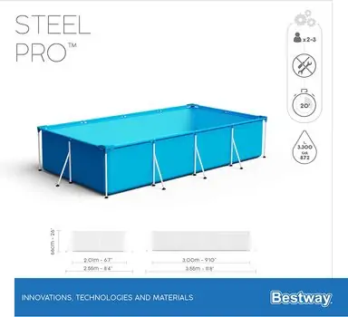 Bestway 56404 Steel Pro Power Frame Pool კარკასული აუზი, 2 image