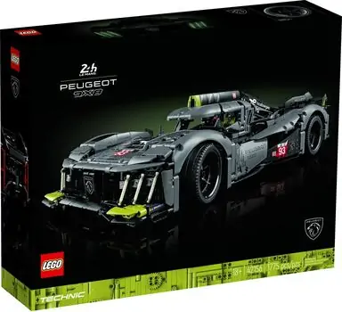 Lego Technic 42156 PEUGEOT 9X8 24H Le Mans Hybrid Hypercar, 2 image