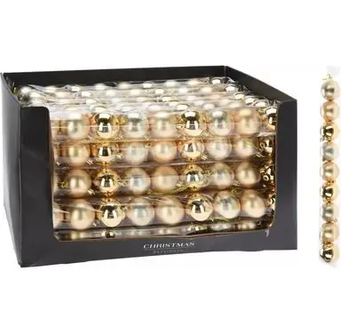 Christmas Hanging Decoration Ball Gold- ნაძვის ხის სათამაშოები