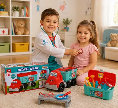 Dede Medical Set Truck 03829 სათამაშო საექიმო ნაკრები