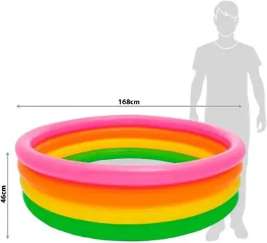 Intex 56441 Sunset Glow Small Pool გასაბერი აუზი, 2 image