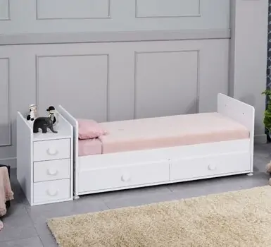 Bianco White Color Cradle ახალშობილის საწოლი, 2 image