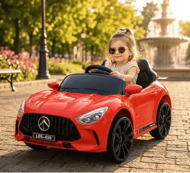 Mercedes-Benz GTR Car Red - ელექტრო მანქანა